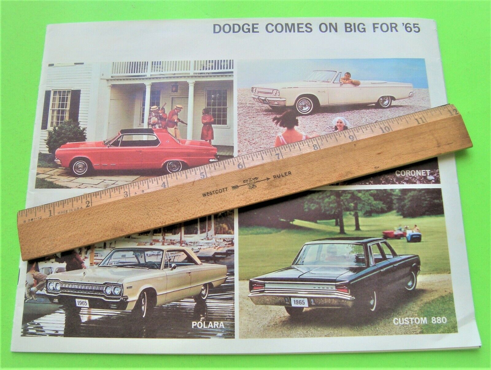 1965 Dodge Big Dlx Color Catalog Brochure 32-pgs Polara Coronet Custom 880 Dart