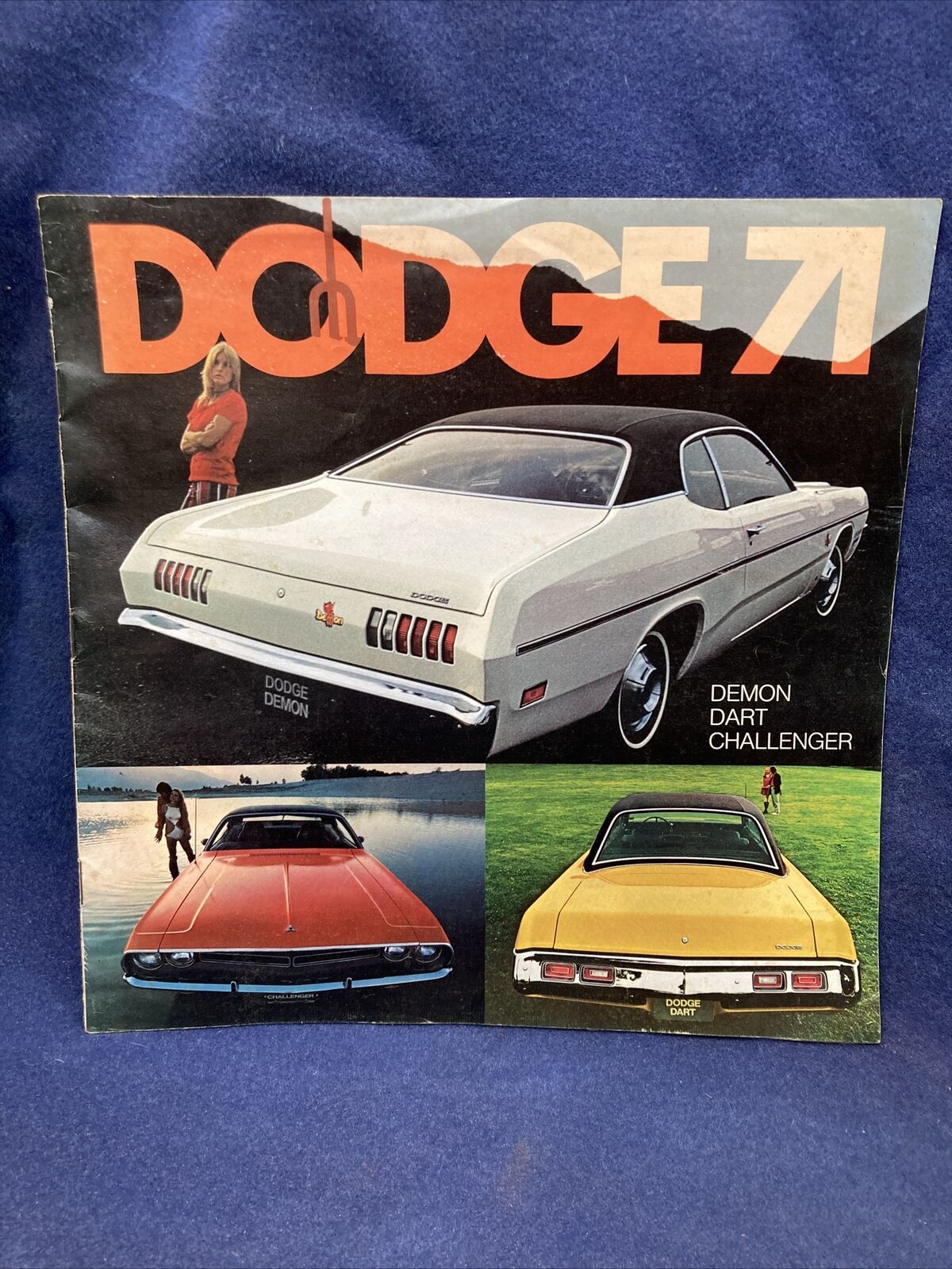 1971 Dodge Brochure Demon Dart Challenger Vintage Original