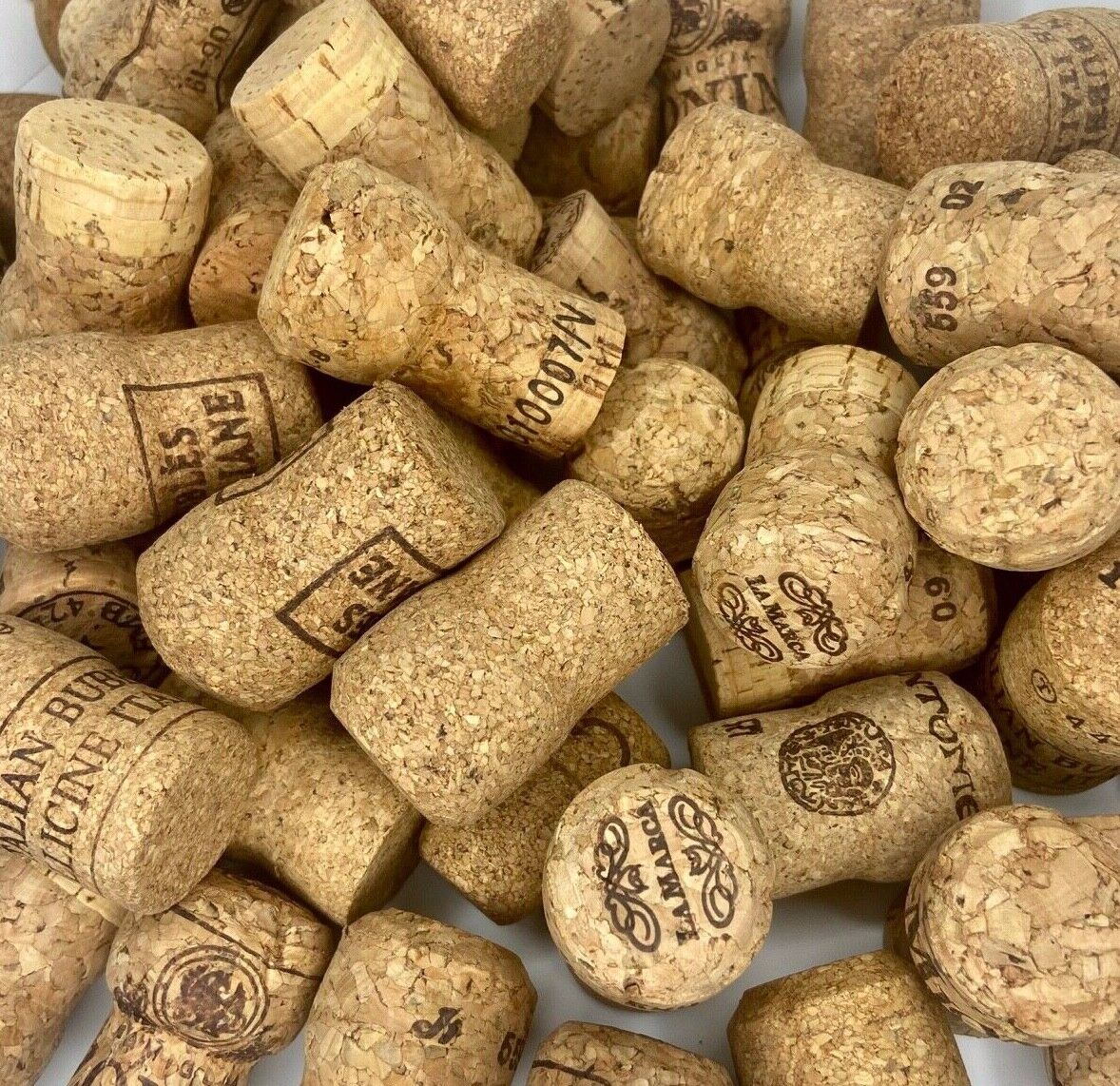 Used Champagne Corks Lot Of 1 10 20 30 50 100 Variety Recycle Craft Art Bulk