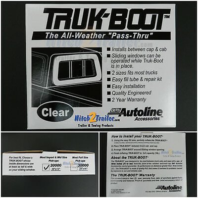 Auto Line Truk Inflatable Boot Camper Shell Topper Cap Seal Mid Size Import 2000