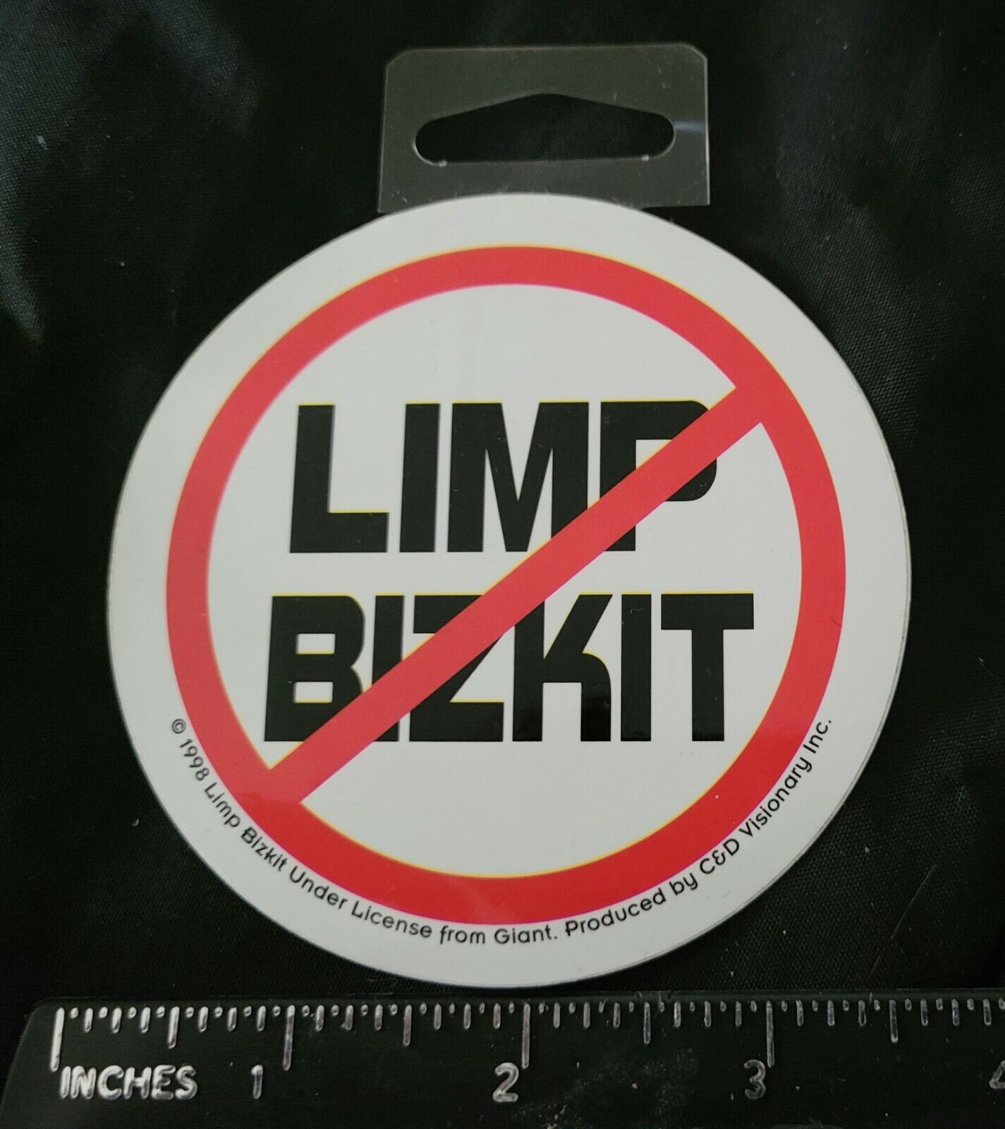 Rare Limp Bizkit Sticker From 1998! Nu Metal Rap Rock Heavy Band Vintage Retro