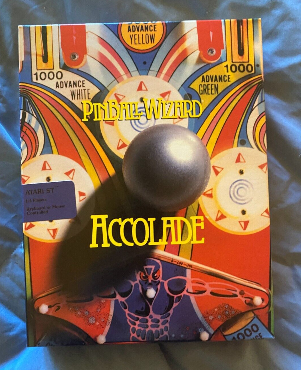 Pinball Wizard Atari 1040/520 St New Disk By Accolade