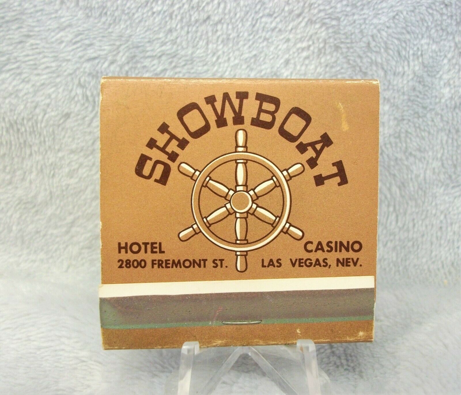 Vintage Showboat Hotel Casino Las Vegas Nevada Matchbook  Lqqk #1
