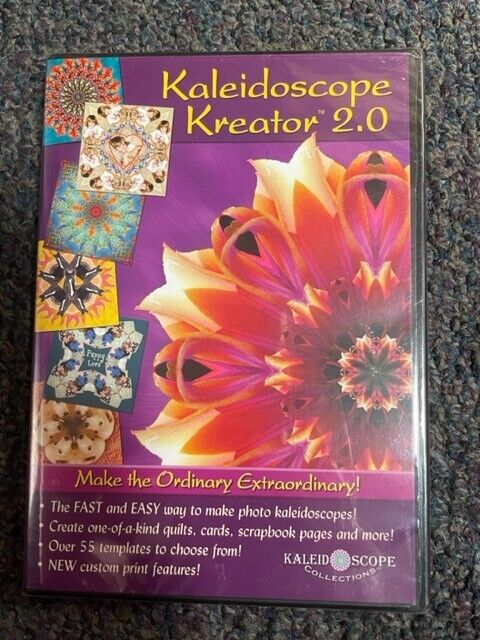 Kaleidoscope Kreator 2.0 (cd-rom, 2005) New Free Shipping!
