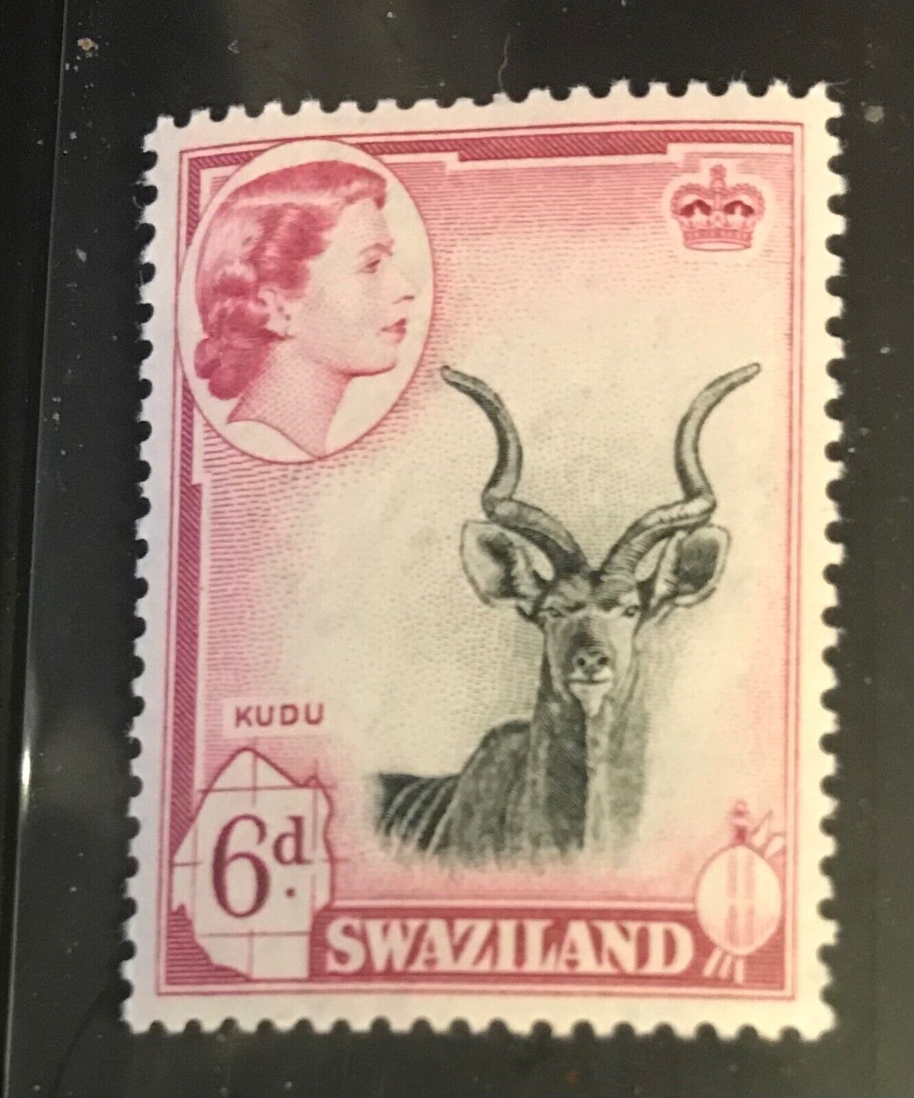 Swaziland Stamp Queen Elizabeth Ll Kudu