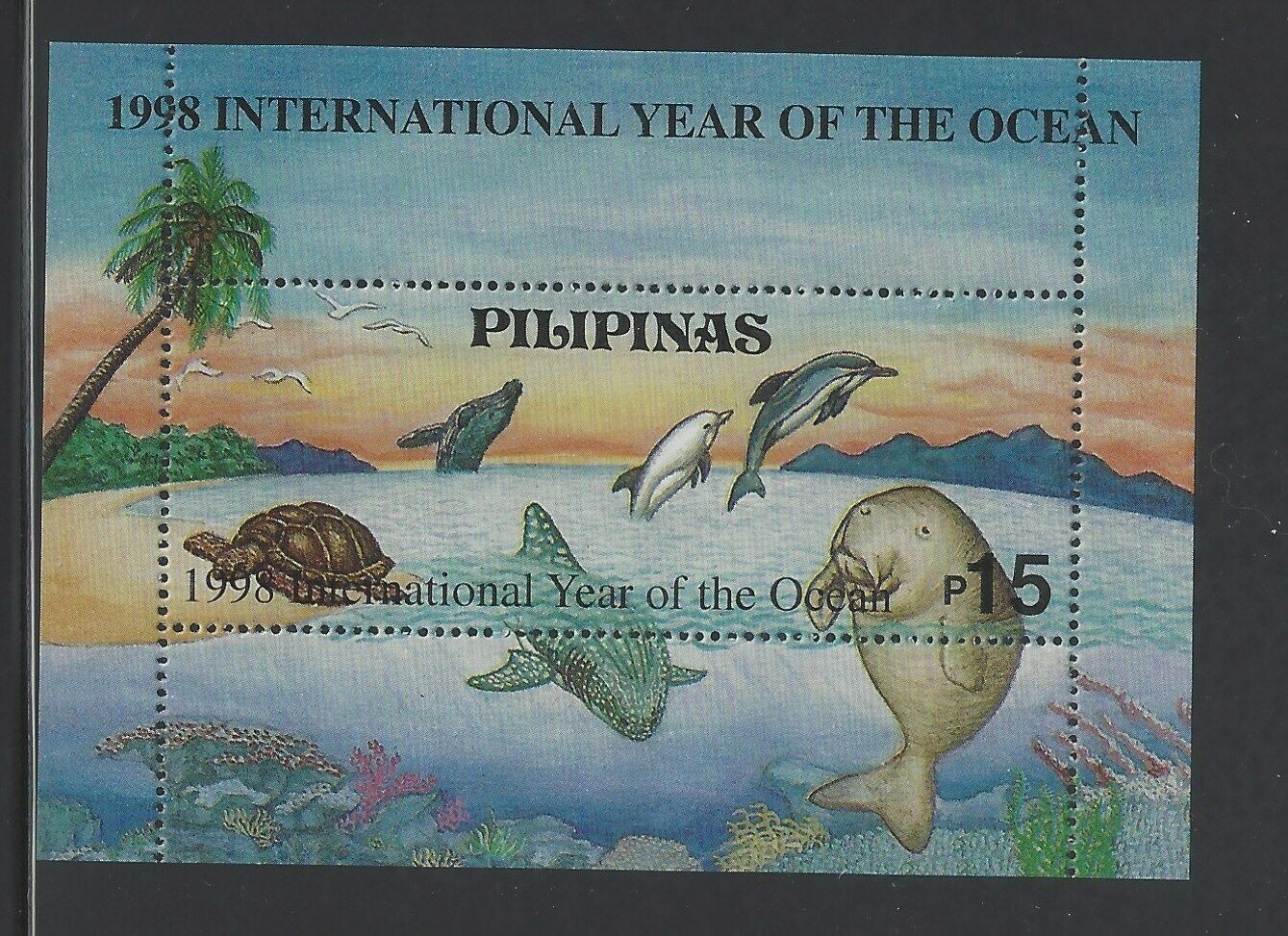 Philippines #2554a Mnh S/s Cv$4.50 Int'l Year Of The Ocean