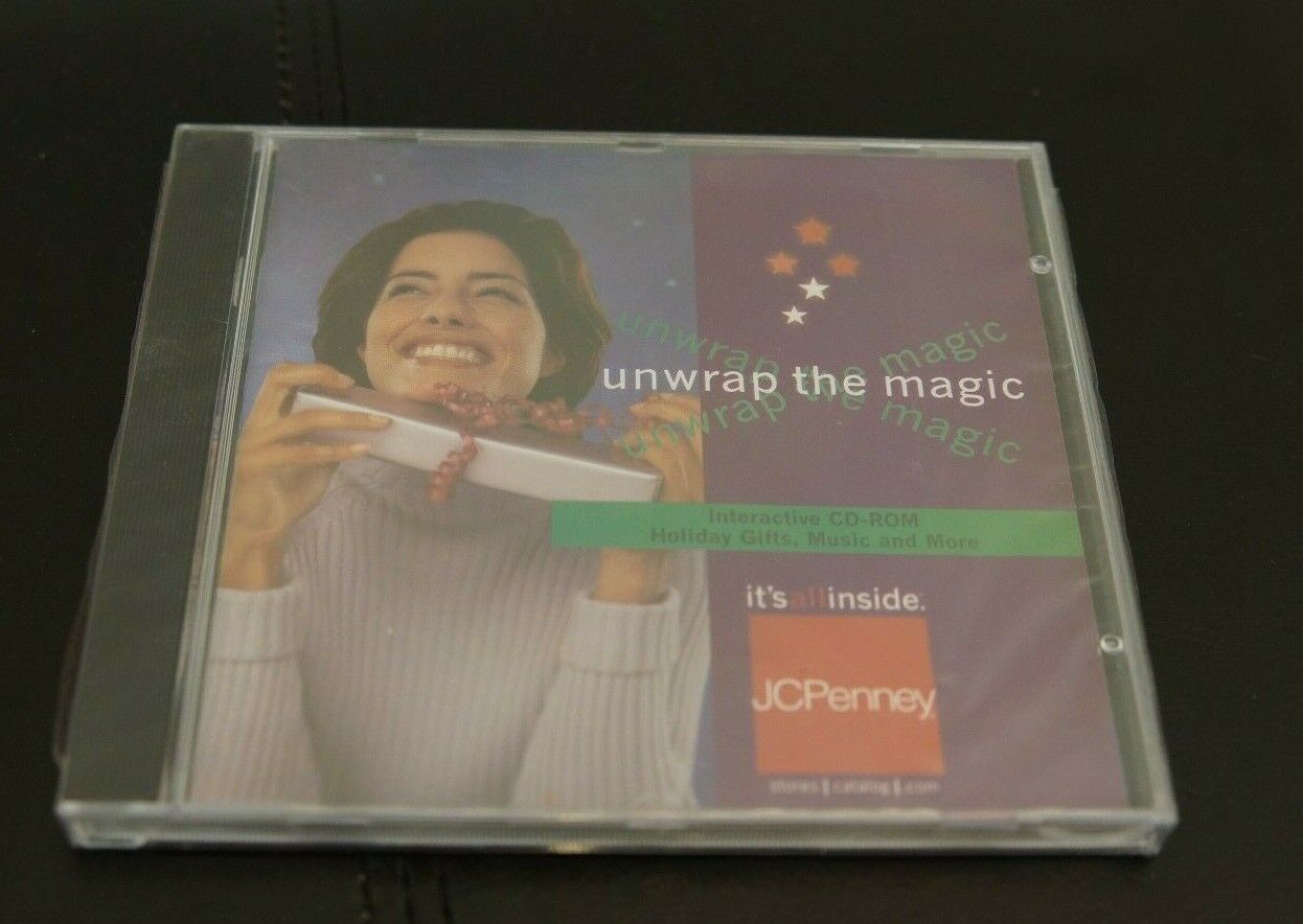 Jcpenney Unwrap The Magic Interactive Cd-rom 2000 Unopened