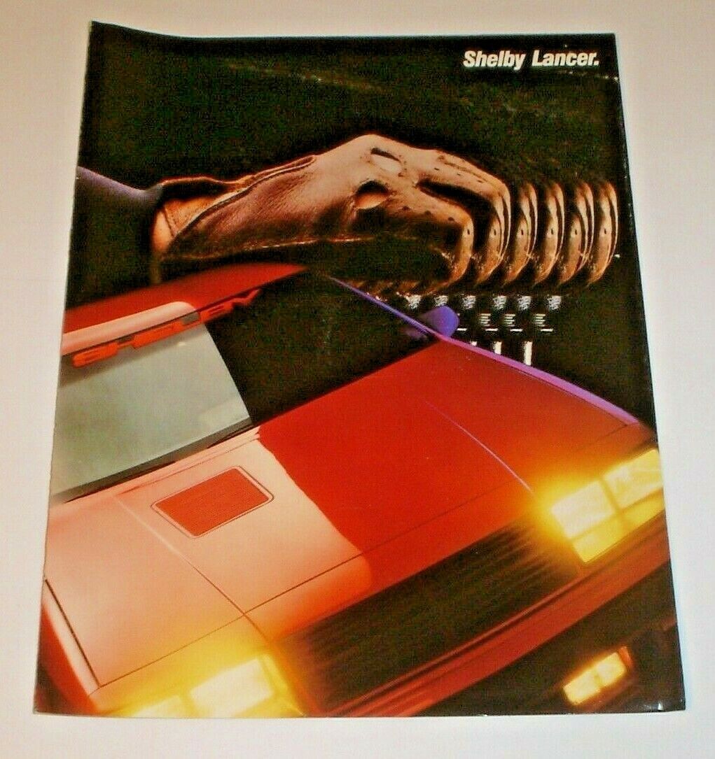 Vintage 1987 Dodge Shelby Lancer Car Dealer Sales Brochure (original) Carroll