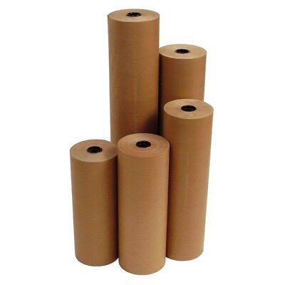 18" 40 Lbs 900' Brown Kraft Paper Roll Shipping Wrapping Cushioning Void Fill