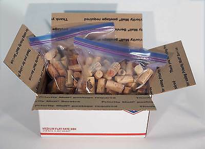200 Wine Corks Used Many International Brands No Synthetics Crafts Red White Pm