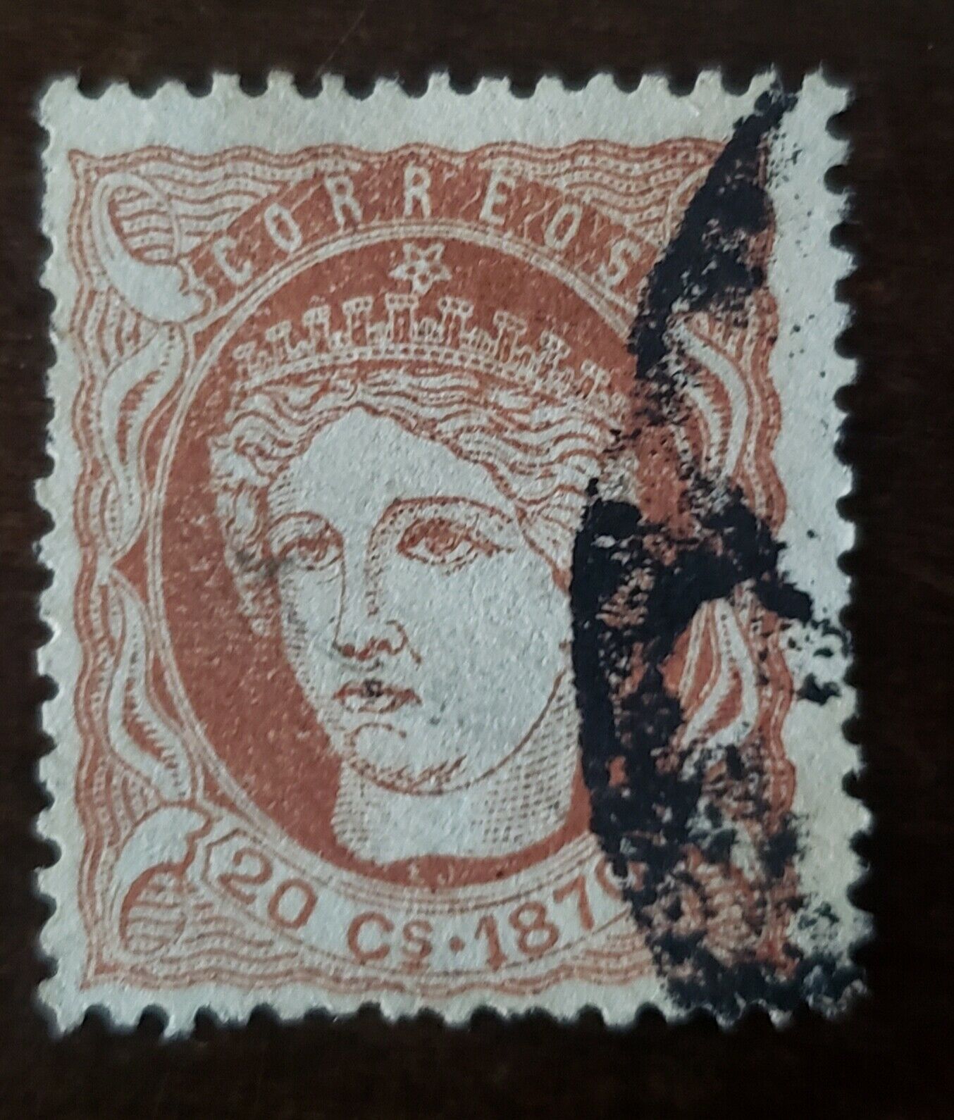 Philippines Stamp #41 Used Hinged. Spain Colony