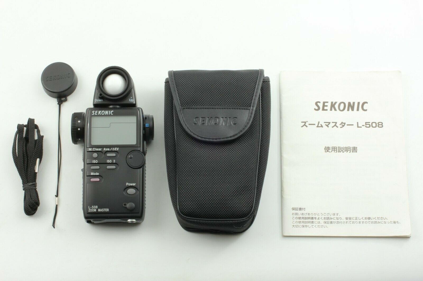 【top Mint W/ Case】 Sekonic L-508 Zoom Master Digital Light Exposure Meter Japan
