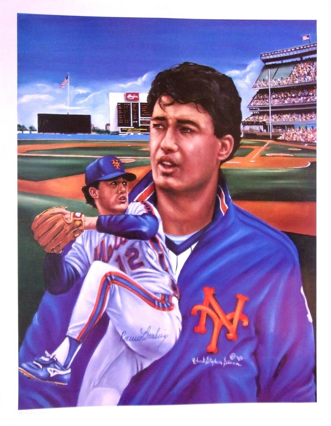 Ron Darling Hand Signed Lithograph 20" X 26" Ltd. Ed. Numbered