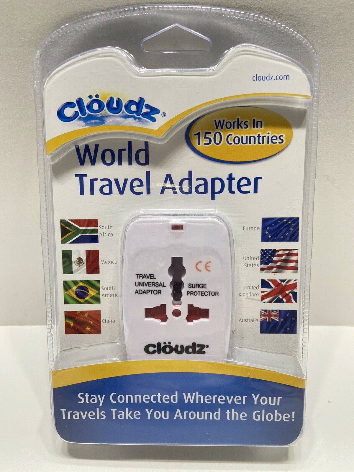New Cloudz World Travel Adapter Electric Conversion Worldwide 150 Countries