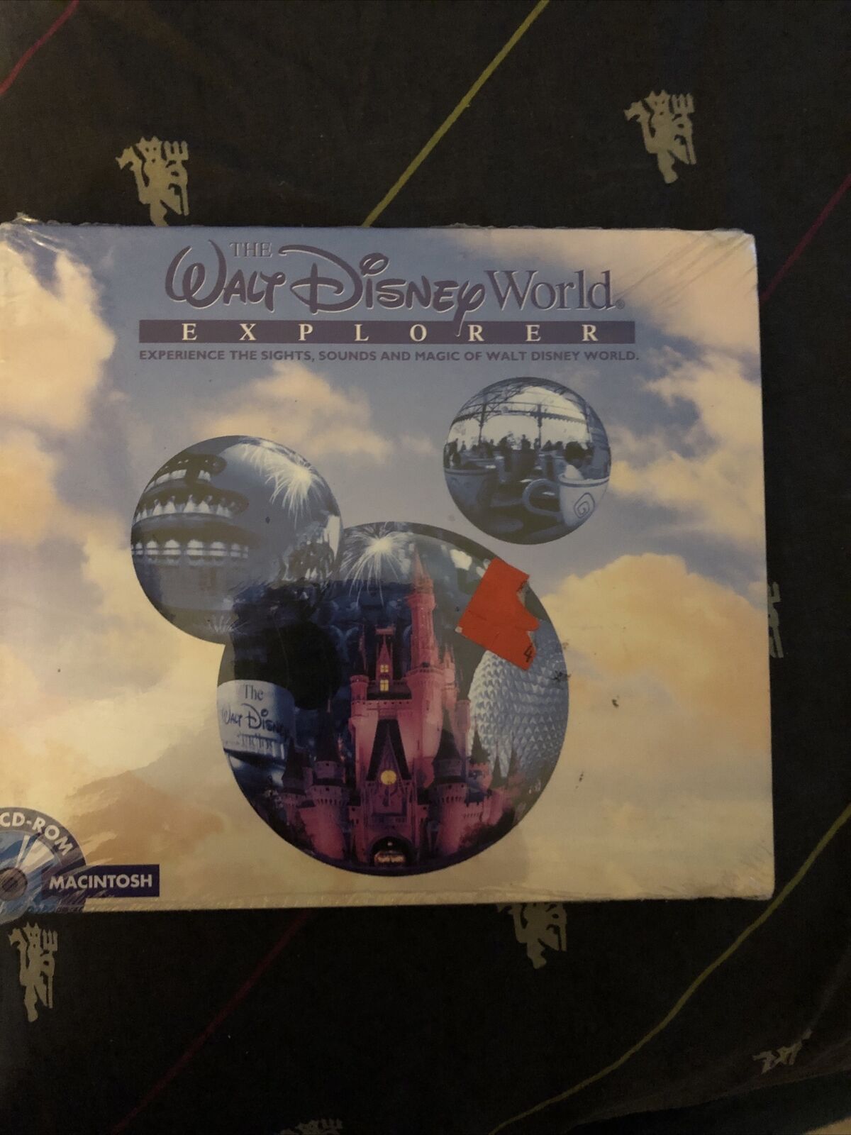 Walt Disney World Explorer Interactive Cd Rom Windows Vintage 90s Amusement Park