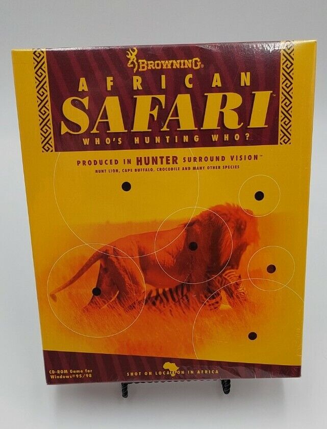 Browning African Safari Who's Hunting Who? Cd-rom Pc Brand New In Big Box