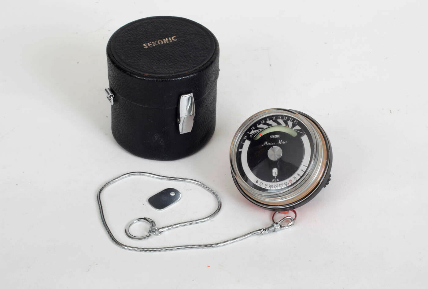 Sekonic Marine Meter With Original Case And Tether Chain - Series I Light Meter