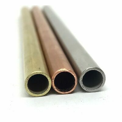 5/16" (.312) X 6"- Round Lanyard Tube- Stainless, Copper, Brass- - 1 Pc