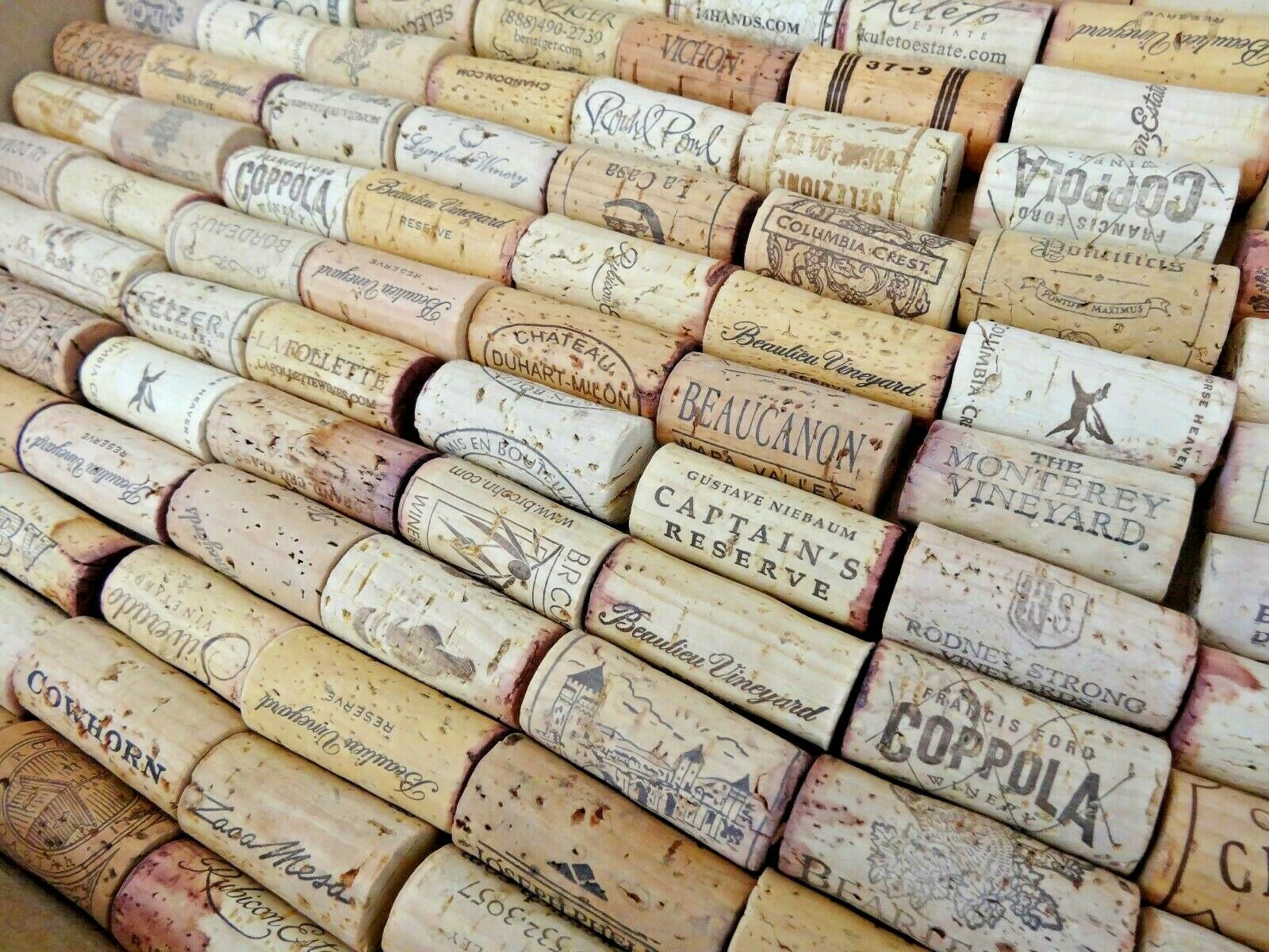 Assorted Premium Solid Real Natural Used Wine Corks Lots 10 20 30 40 50 100 200