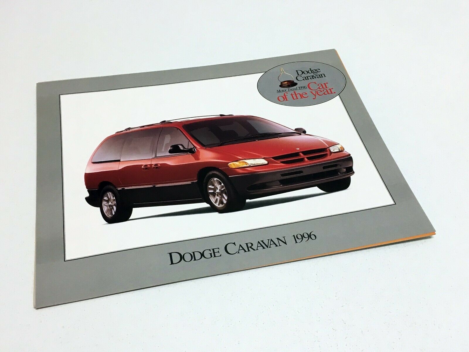 1996 Dodge Caravan Information Sheet Brochure