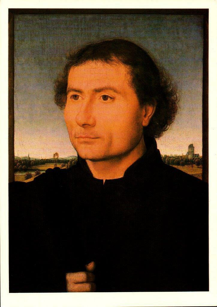 Art Postcard -  Hans Memling - Portrait Of A Man   Bk17