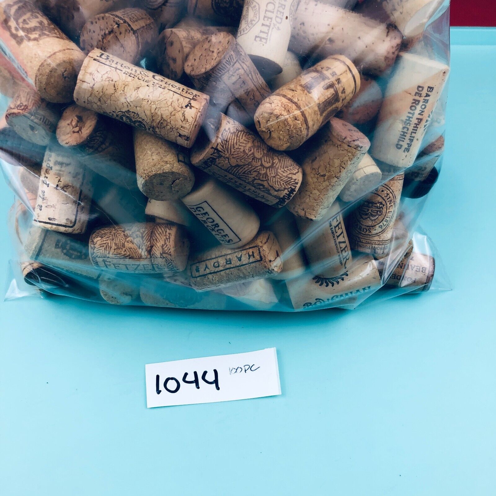 100 Used Natural Wine Corks, No Synthetic, No Champagne, Great For Crafts