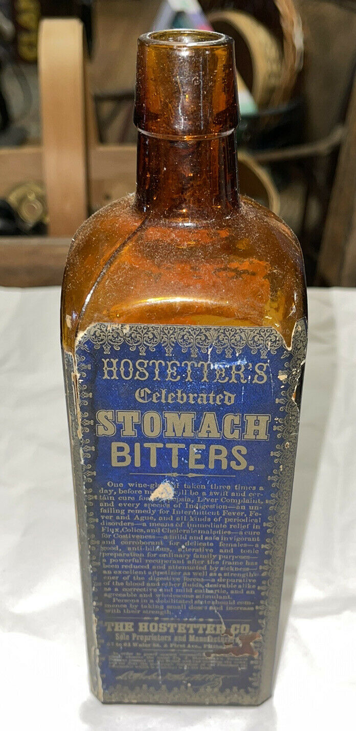 Dr. J. Hostetter’s Stomach Bitters Bottle